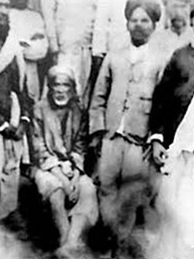 Original Photo graph of Shirdi Sai Baba with Devotees and Disciples
